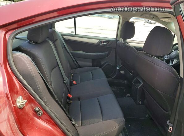 4S3BNAC62G3032733 2016 SUBARU LEGACY Burgundy Հետևի նստատեղերի տեսք
