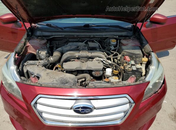 4S3BNAC62G3032733 2016 SUBARU LEGACY Burgundy Սալոնի հետևի տեսք