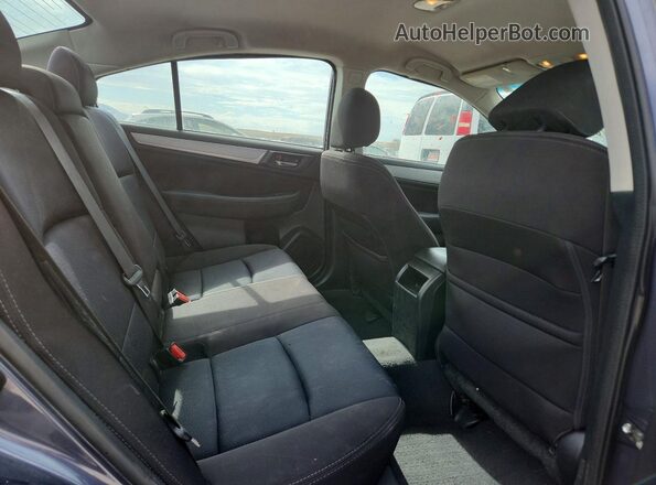 4S3BNAC62G3063416 2016 SUBARU LEGACY Gray Вид задніх сидінь