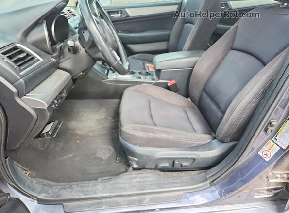4S3BNAC62G3063416 2016 SUBARU LEGACY Gray Вид салону спереду
