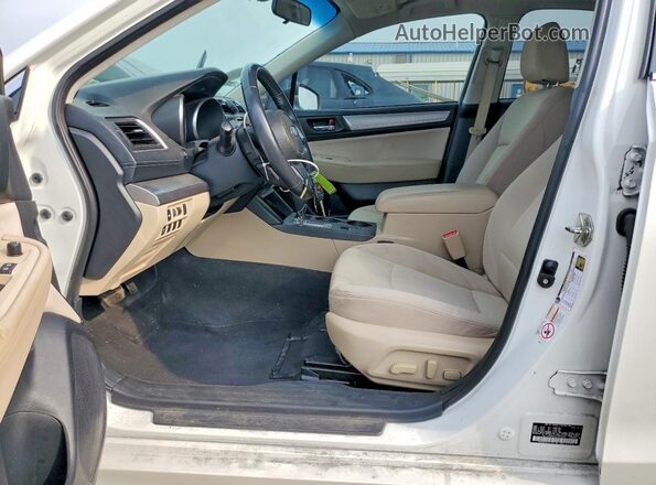 4S3BNAC62J3029662 2018 SUBARU LEGACY White წინა სალონის ხედი