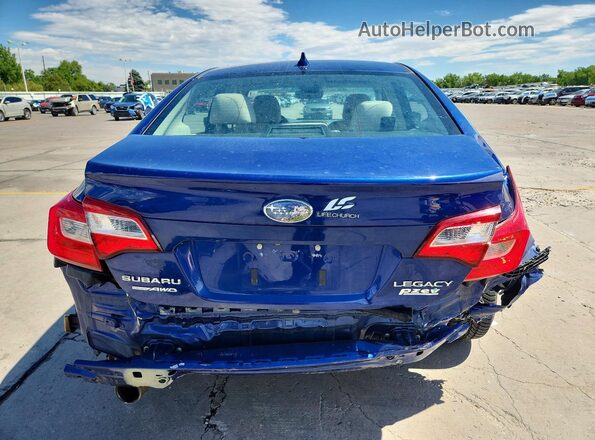 4S3BNAC63H3023489 2017 SUBARU LEGACY Blue Vista trasera