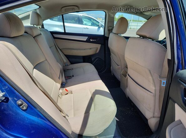 4S3BNAC63H3023489 2017 SUBARU LEGACY Blue Vista de los asientos traseros