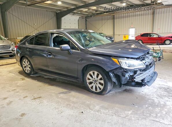 4S3BNAC63H3041880 2017 SUBARU LEGACY Серый Передняя правая четверть