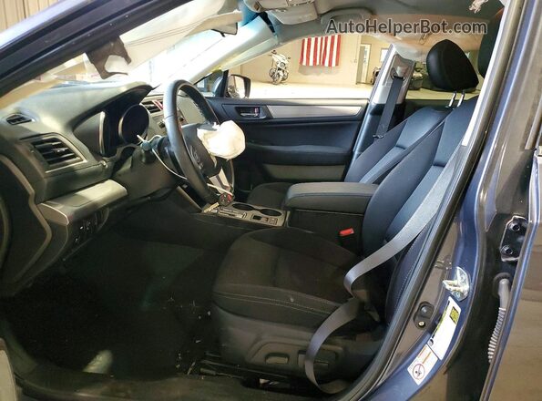 4S3BNAC63H3041880 2017 SUBARU LEGACY Серый Вид салона спереди