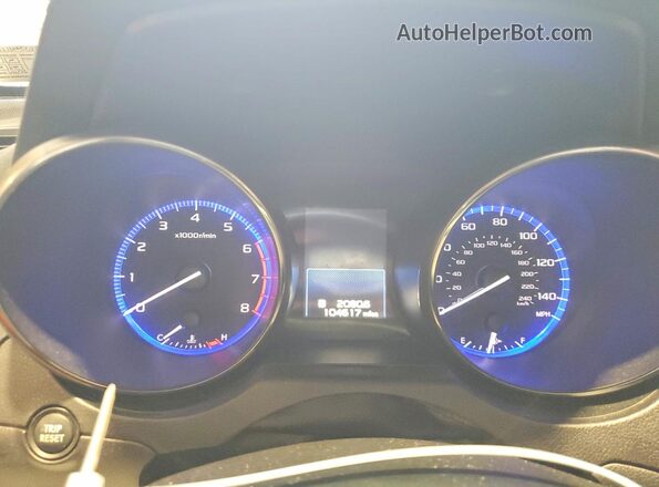 4S3BNAC63H3041880 2017 SUBARU LEGACY Серый Вид щитка приборов