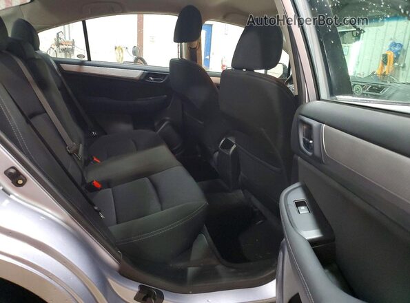 4S3BNAC63H3053429 2017 SUBARU LEGACY Silver უკანა სავარძლების ხედი