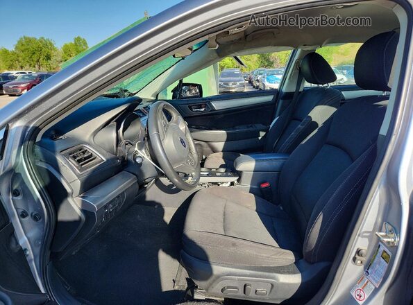 4S3BNAC63H3066388 2017 SUBARU LEGACY Silver Вид салону спереду