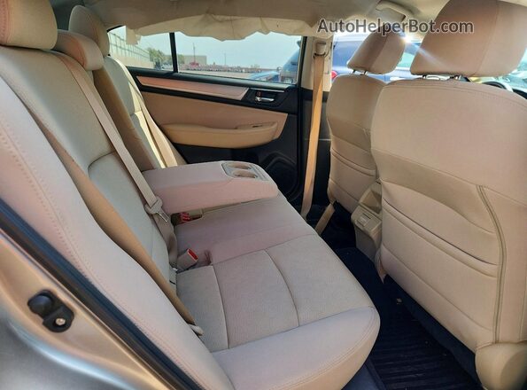4S3BNAC64J3034605 2018 SUBARU LEGACY Gold Հետևի նստատեղերի տեսք