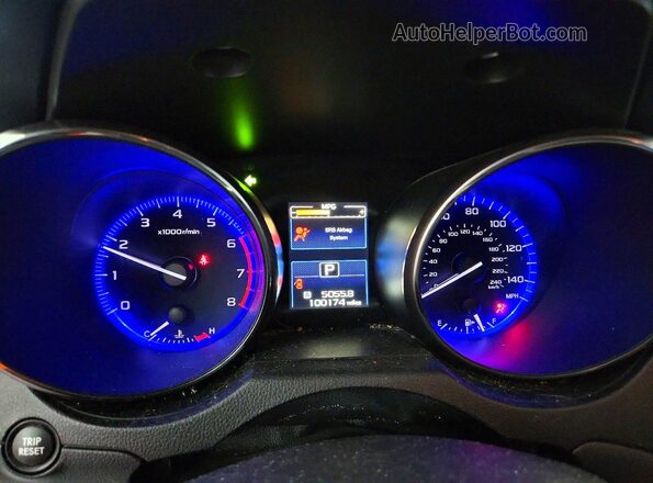 4S3BNAC65H3016401 2017 SUBARU LEGACY Blue Սարքավորումների վահանակի տեսք