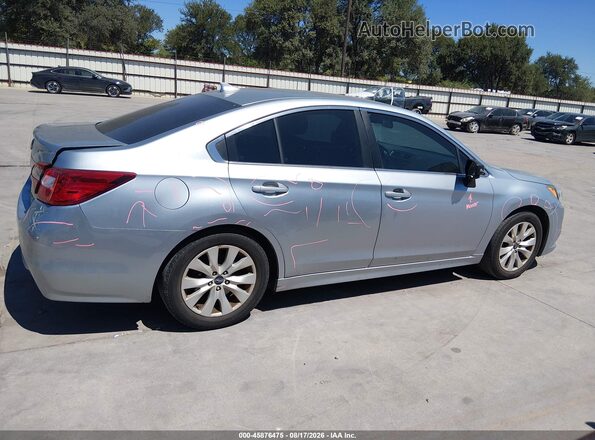 4S3BNAC65H3043792 2017 SUBARU LEGACY Silver Vista interior trasera