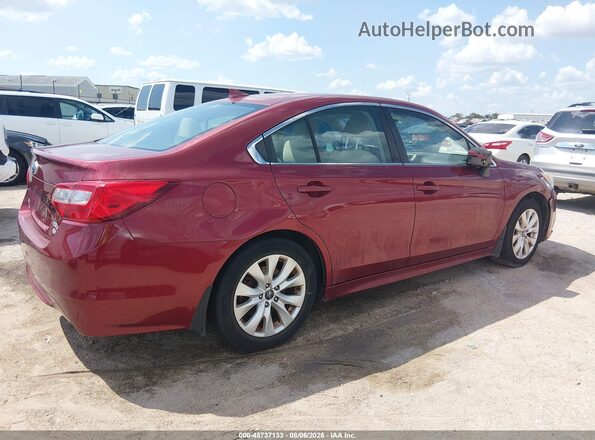 4S3BNAC66G3029723 2016 SUBARU LEGACY Red Rear interior view