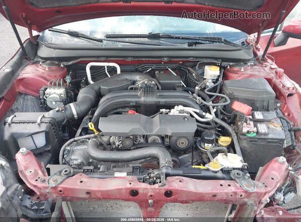 4S3BNAC66H3060908 2017 SUBARU LEGACY Red უკანა ხედი
