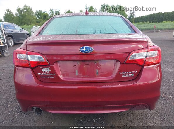 4S3BNAC66H3060908 2017 SUBARU LEGACY Red 