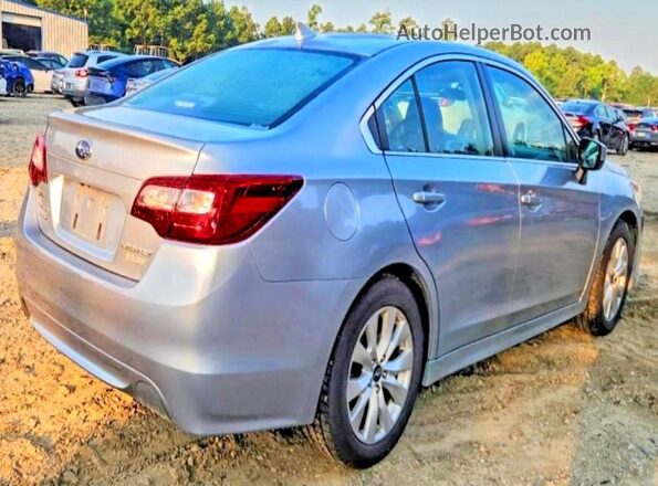 4S3BNAC67H3040814 2017 SUBARU LEGACY Серебряный Задняя правая четверть