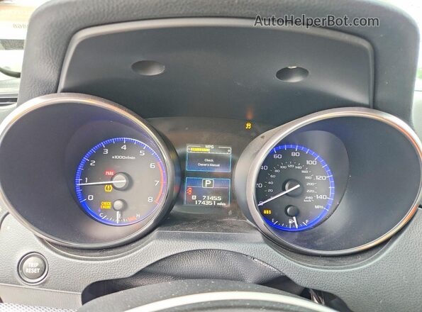 4S3BNAC68J3022800 2018 SUBARU LEGACY Silver Вид щитка приладів