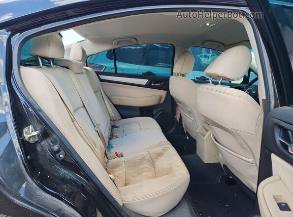 4S3BNAC69G3061713 2016 SUBARU LEGACY Черный Вид задних сидений