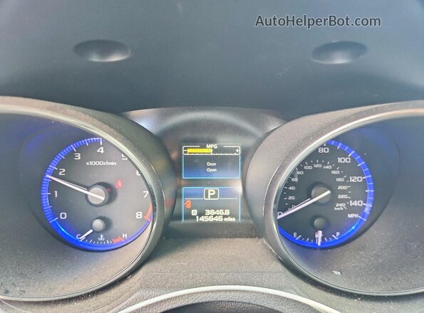4S3BNAC69G3061713 2016 SUBARU LEGACY Черный Вид щитка приборов