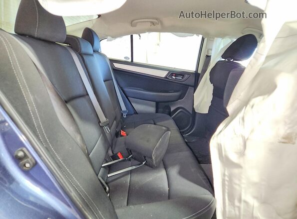 4S3BNAC69H3028941 2017 SUBARU LEGACY Blue Rear seats view