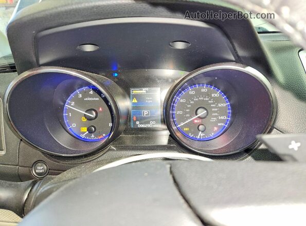 4S3BNAC69H3028941 2017 SUBARU LEGACY Blue Instrument cluster view