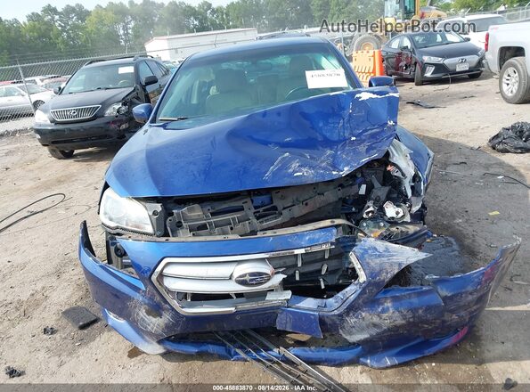 4S3BNAC6XG3012312 2016 SUBARU LEGACY Blue Вид щитка приладів