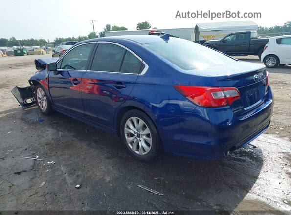 4S3BNAC6XG3012312 2016 SUBARU LEGACY Blue Задня ліва чверть