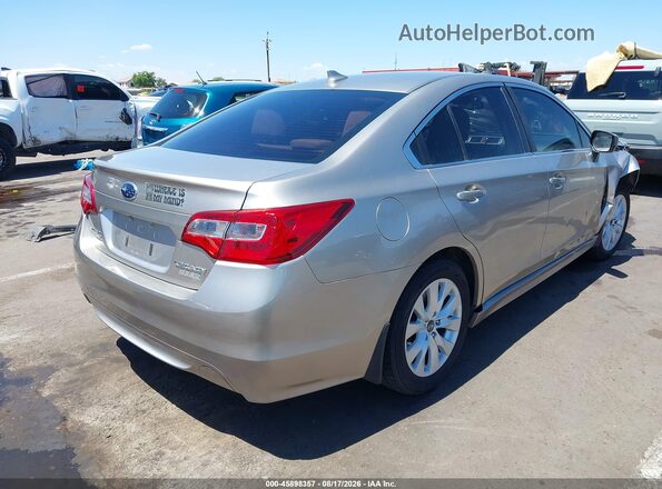 4S3BNAC6XG3048209 2016 SUBARU LEGACY Серебряный Задняя правая четверть