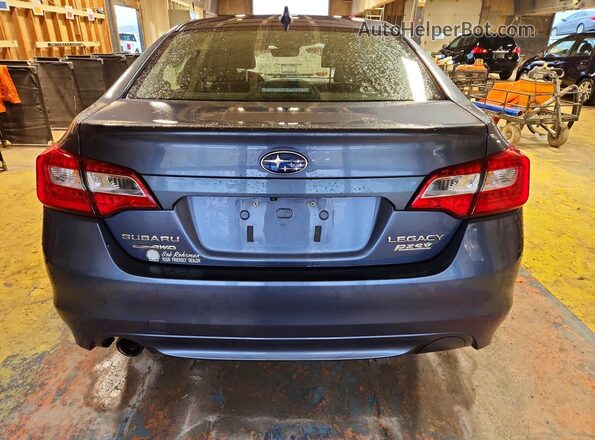 4S3BNAC6XH3013851 2017 SUBARU LEGACY Blue Հետևի տեսք