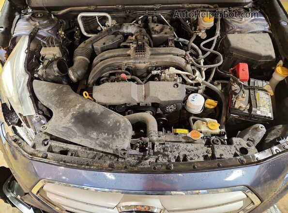 4S3BNAC6XH3013851 2017 SUBARU LEGACY Blue Սալոնի հետևի տեսք