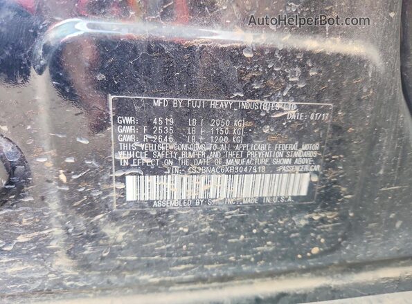 4S3BNAC6XH3047918 2017 SUBARU LEGACY Charcoal Vista del compartimento del motor