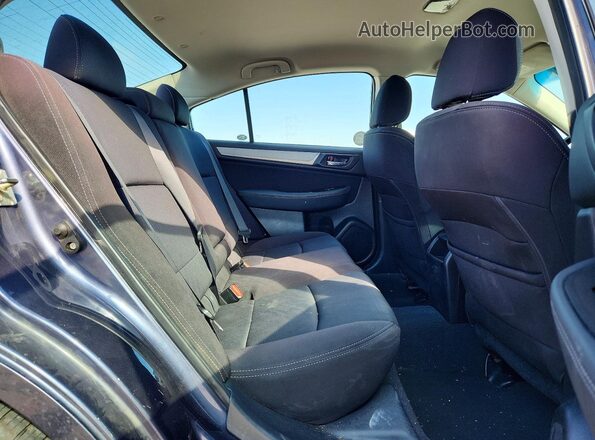 4S3BNAC6XH3061530 2017 SUBARU LEGACY Gray უკანა სავარძლების ხედი