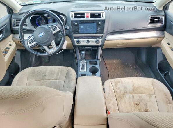 4S3BNAC6XH3065836 2017 SUBARU LEGACY Blue Вид панелі приладів