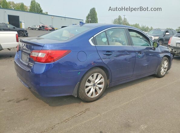 4S3BNAC6XH3065836 2017 SUBARU LEGACY Blue Задня права чверть