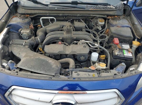 4S3BNAC6XH3065836 2017 SUBARU LEGACY Blue Вид задньої частини салону