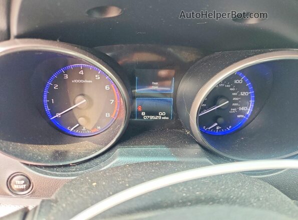4S3BNAC6XJ3011023 2018 SUBARU LEGACY Gray Вид щитка приладів
