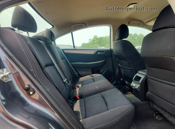 4S3BNAC6XJ3011023 2018 SUBARU LEGACY Gray Вид задніх сидінь