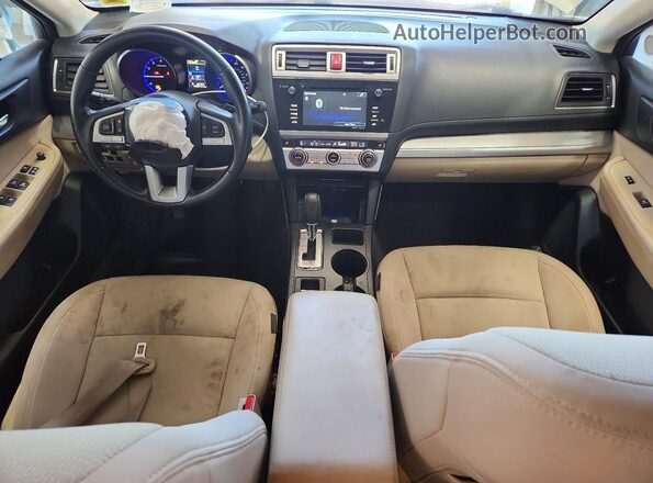 4S3BNAD61G3044919 2016 SUBARU LEGACY Tan Առջևի վահանակի տեսք