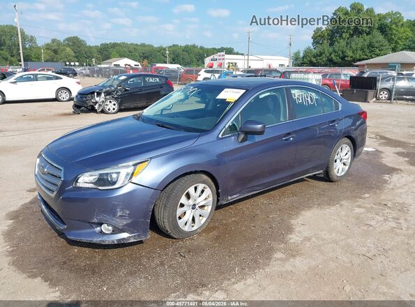4S3BNAD61H3025403 2017 SUBARU LEGACY Синий Передняя левая четверть