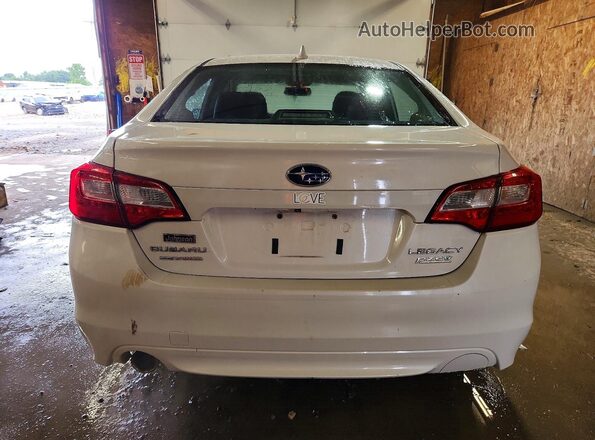 4S3BNAD61H3042220 2017 SUBARU LEGACY White Vista trasera