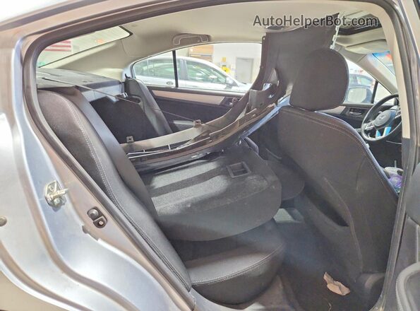 4S3BNAD64H3029087 2017 SUBARU LEGACY Silver Rear seats view