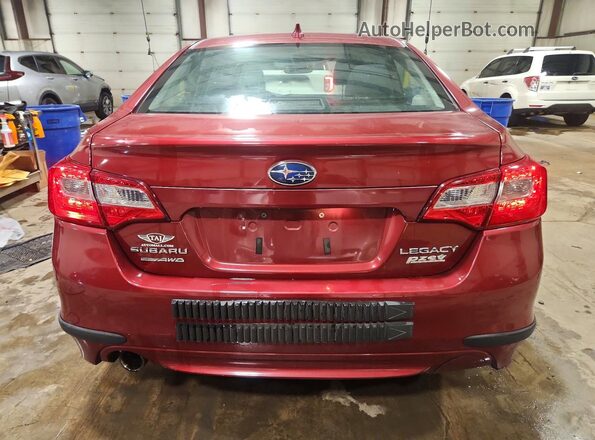 4S3BNAD65G3064171 2016 SUBARU LEGACY Red Vista trasera