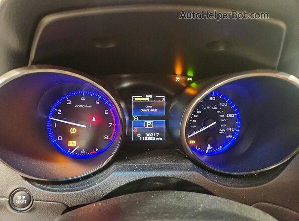 4S3BNAD65G3064171 2016 SUBARU LEGACY Red Vista del cuadro de instrumentos