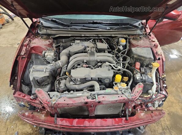 4S3BNAD65G3064171 2016 SUBARU LEGACY Red Vista interior trasera