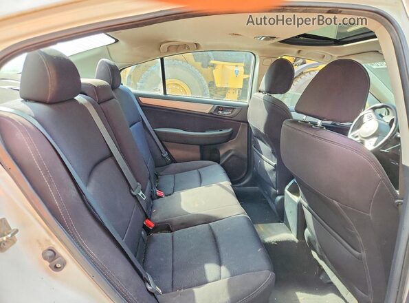 4S3BNAD66G3004612 2016 SUBARU LEGACY White Вид задніх сидінь