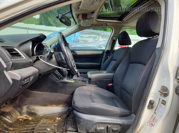 4S3BNAD66G3004612 2016 SUBARU LEGACY White Вид салону спереду
