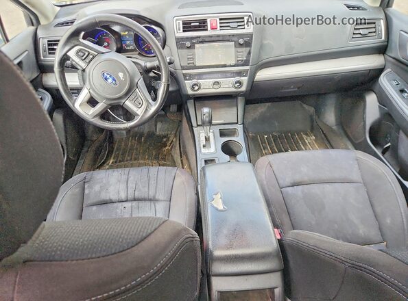 4S3BNAD66G3004612 2016 SUBARU LEGACY White Вид панелі приладів