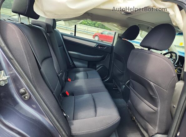 4S3BNAD66G3024617 2016 SUBARU LEGACY Gray Вид задніх сидінь