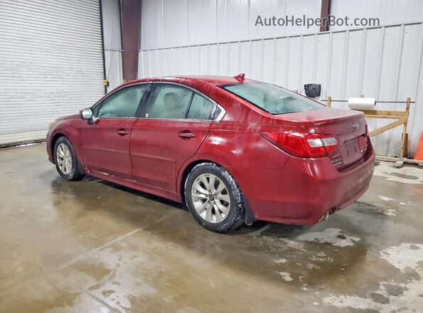 4S3BNAD66H3029074 2017 SUBARU LEGACY Красный Задняя левая четверть