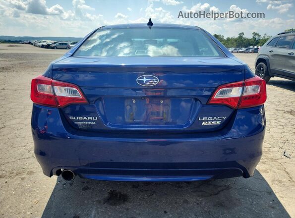 4S3BNAD68H3065462 2017 SUBARU LEGACY Blue Հետևի տեսք