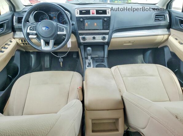 4S3BNAF60G3007129 2016 SUBARU LEGACY Black Առջևի վահանակի տեսք